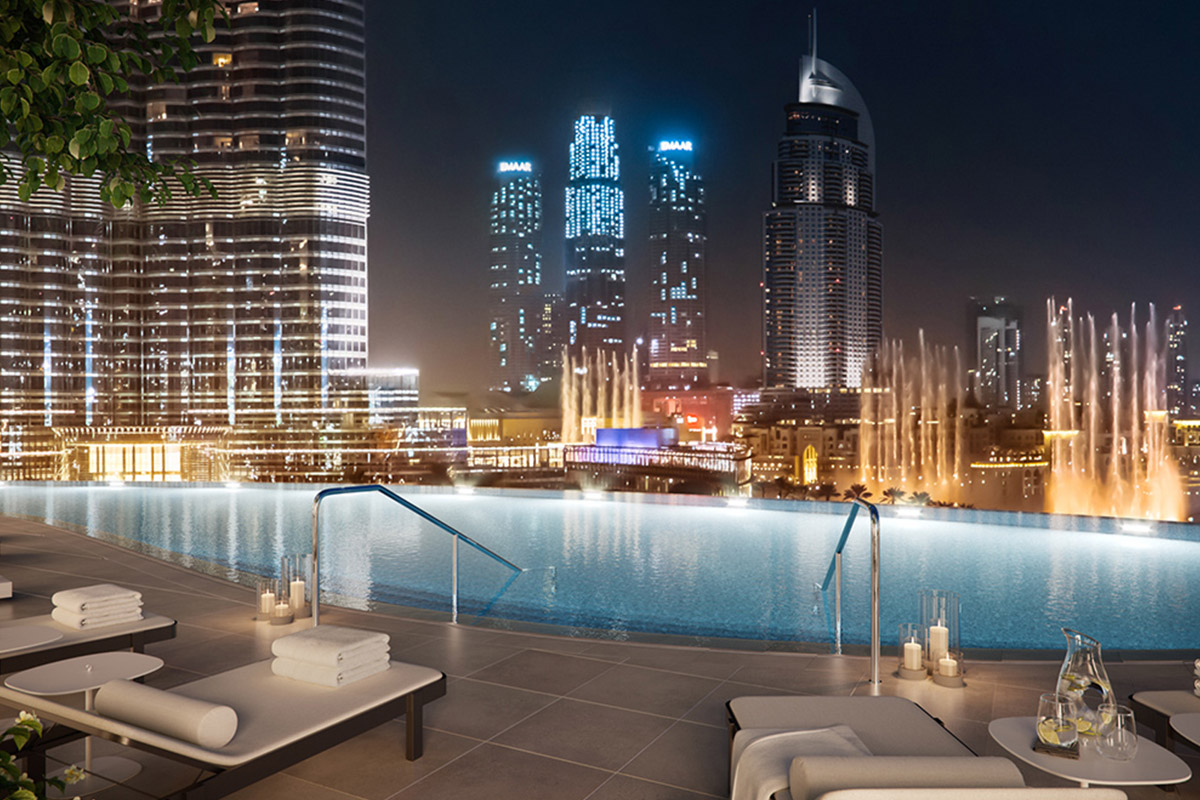 Opulent 4-Bed Apartment Opposite the Burj Khalifa